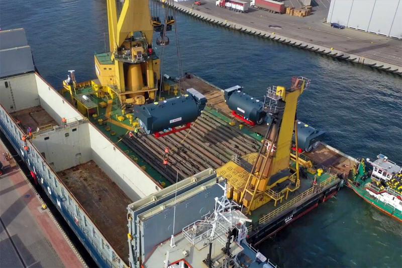 Nowe kotły dotarły do elektrociepłowni Elbląg drogami śródlądowymi