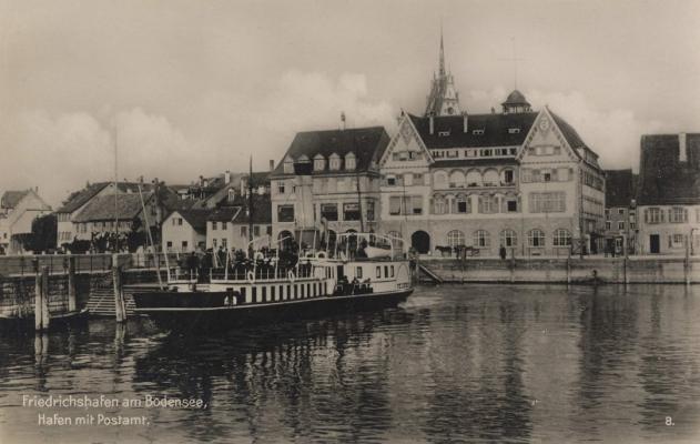 Port we Friedrichshafen w latach dwudziestych