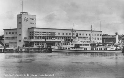 Port we Friedrichshafen. Jezioro Bodeńskie